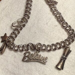 James Avery sterling  Silver  925Charm Bracelet with Believe Pendant authentic